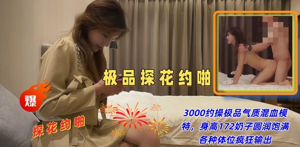 极品探花约啪 3000约操极品气质混血模特，身高172奶子圆润饱满各种体位疯狂输出