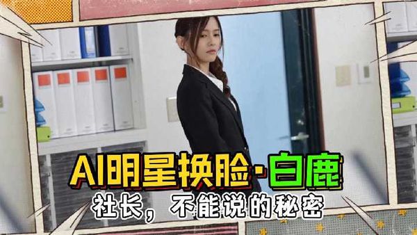 AI明星换脸白鹿社长不能说的秘密
