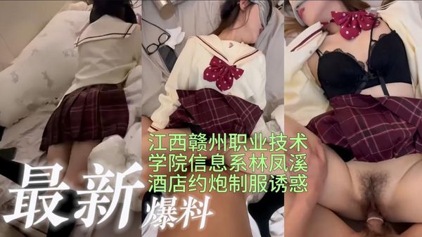 江西赣州职业技术学院信息系林凤溪酒店约炮制服诱惑